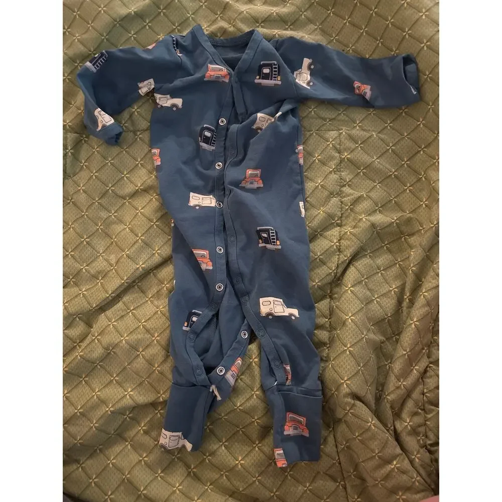 MONICA & ANDY LOT 3-6 month snap pajamas